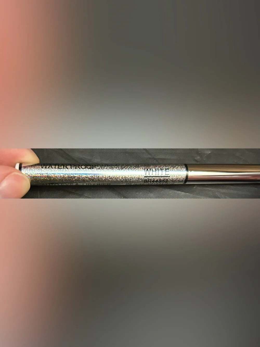 WHIT Holographic Glitter Silver Cosmetic Handle